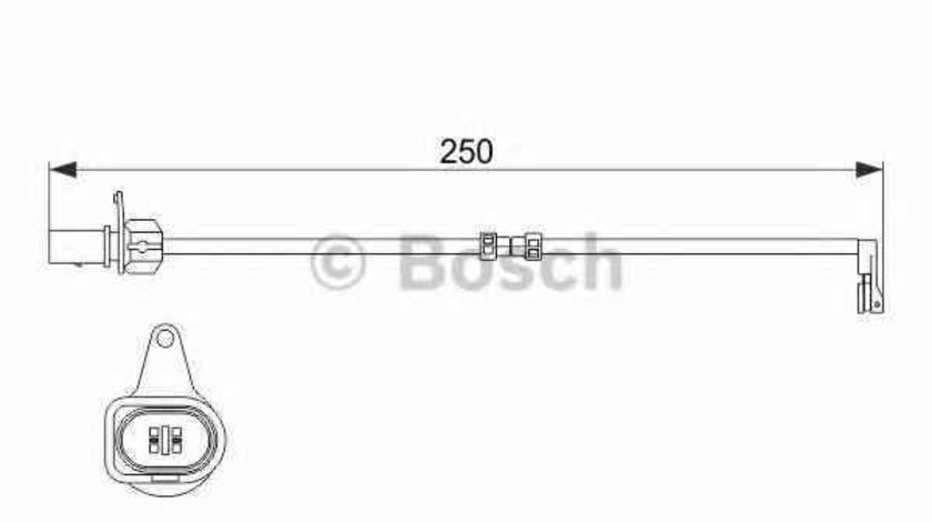 Senzor de avertizare uzura placute de frana AUDI A8 4H BOSCH 1 987 474 510