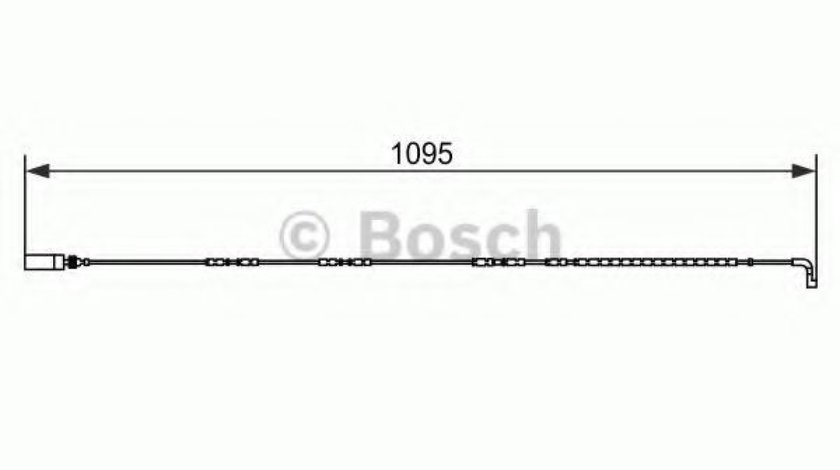 Senzor de avertizare,uzura placute de frana BMW Seria 1 Cupe (E82) (2007 - 2013) BOSCH 1 987 473 069 piesa NOUA