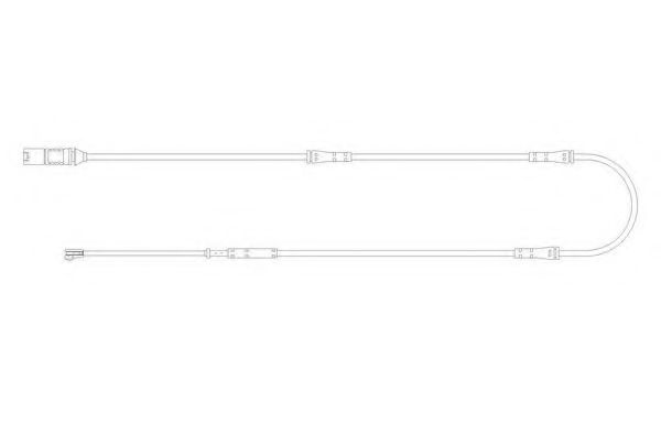 Senzor de avertizare,uzura placute de frana BMW Seria 5 Gran Turismo (F07) (2009 - 2016) FERODO FWI375 piesa NOUA