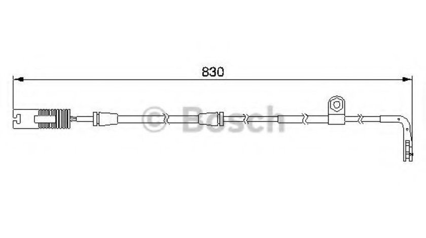 Senzor de avertizare,uzura placute de frana BMW Seria 5 Touring (E39) (1997 - 2004) BOSCH 1 987 474 958 piesa NOUA