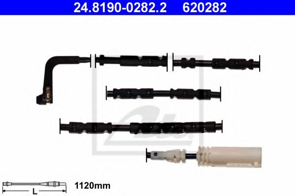 Senzor de avertizare,uzura placute de frana BMW X1 (E84) (2009 - 2015) ATE 24.8190-0282.2 piesa NOUA