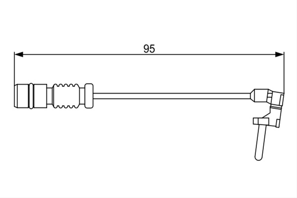 Senzor De Avertizare,uzura Placute De Frana Bosch Mercedes-Benz 1 987 474 901