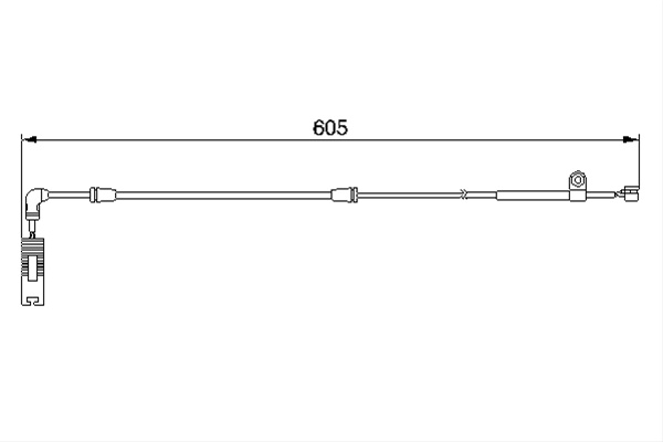 Senzor De Avertizare,uzura Placute De Frana Bosch Bmw 1 987 474 943