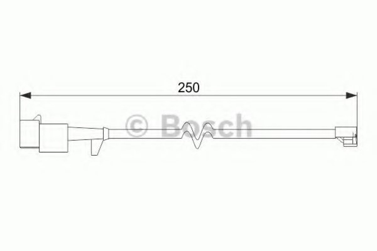Senzor de avertizare,uzura placute de frana IVECO DAILY IV bus (2006 - 2011) BOSCH 1 987 474 574 piesa NOUA