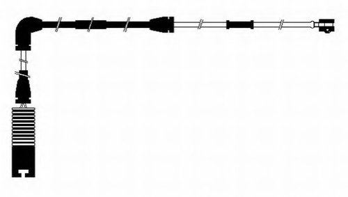 Senzor de avertizare,uzura placute de frana LAND ROVER RANGE ROVER III (LM) (2002 - 2012) FERODO FWI...
