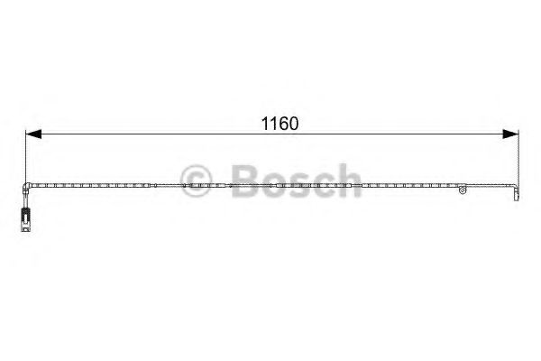 Senzor de avertizare,uzura placute de frana LAND ROVER RANGE ROVER III (LM) (2002 - 2012) BOSCH 1 987 473 055 piesa NOUA