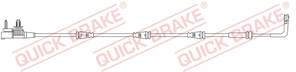 Senzor de avertizare,uzura placute de frana punte fata (WS0438A QBK) JAGUAR