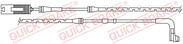 Senzor de avertizare,uzura placute de frana punte fata (WS0224A QBK) BMW