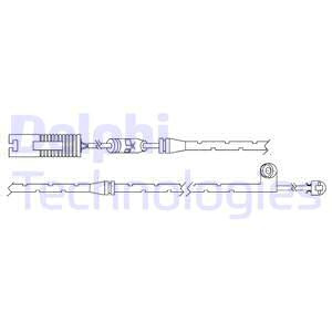 Senzor de avertizare,uzura placute de frana punte fata (LZ0225 DLP) BMW