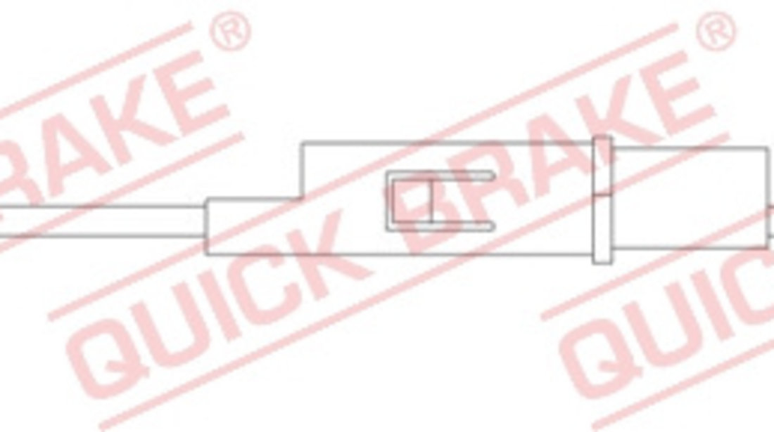 Senzor de avertizare,uzura placute de frana punte fata (WS0207A QBK) Citroen