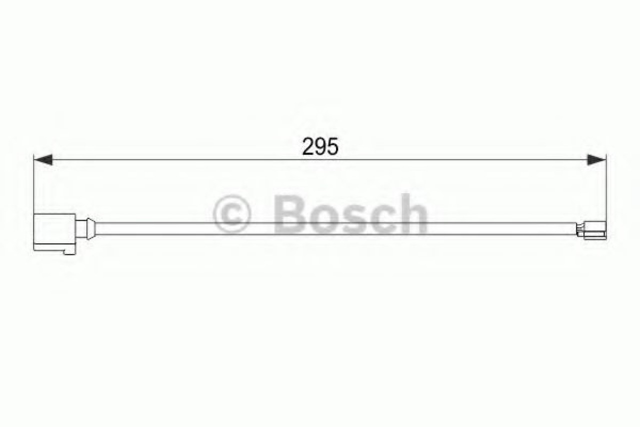 Senzor de avertizare,uzura placute de frana VW TOUAREG (7P5) (2010 - 2016) BOSCH 1 987 474 565 piesa NOUA