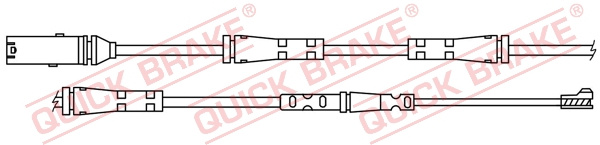 Senzor de avertizare,uzura placute de frana puntea spate (WS0421A QBK) BMW