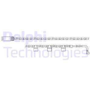 Senzor de avertizare,uzura placute de frana puntea spate (LZ0234 DLP) MINI