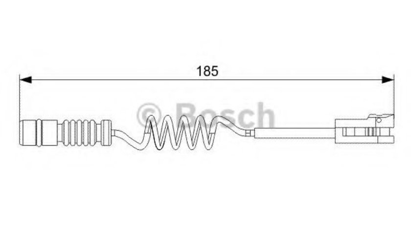 Senzor de avertizare,uzura placute de frana MERCEDES SPRINTER 4-t bus (904) (1996 - 2006) BOSCH 1 987 473 007 piesa NOUA