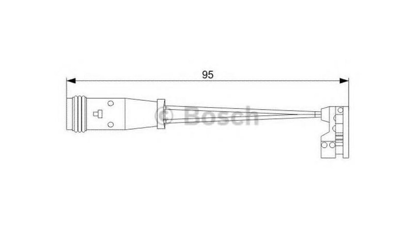 Senzor de avertizare,uzura placute de frana Mercedes M-CLASS (W166) 2011-2016 #2 1645401017