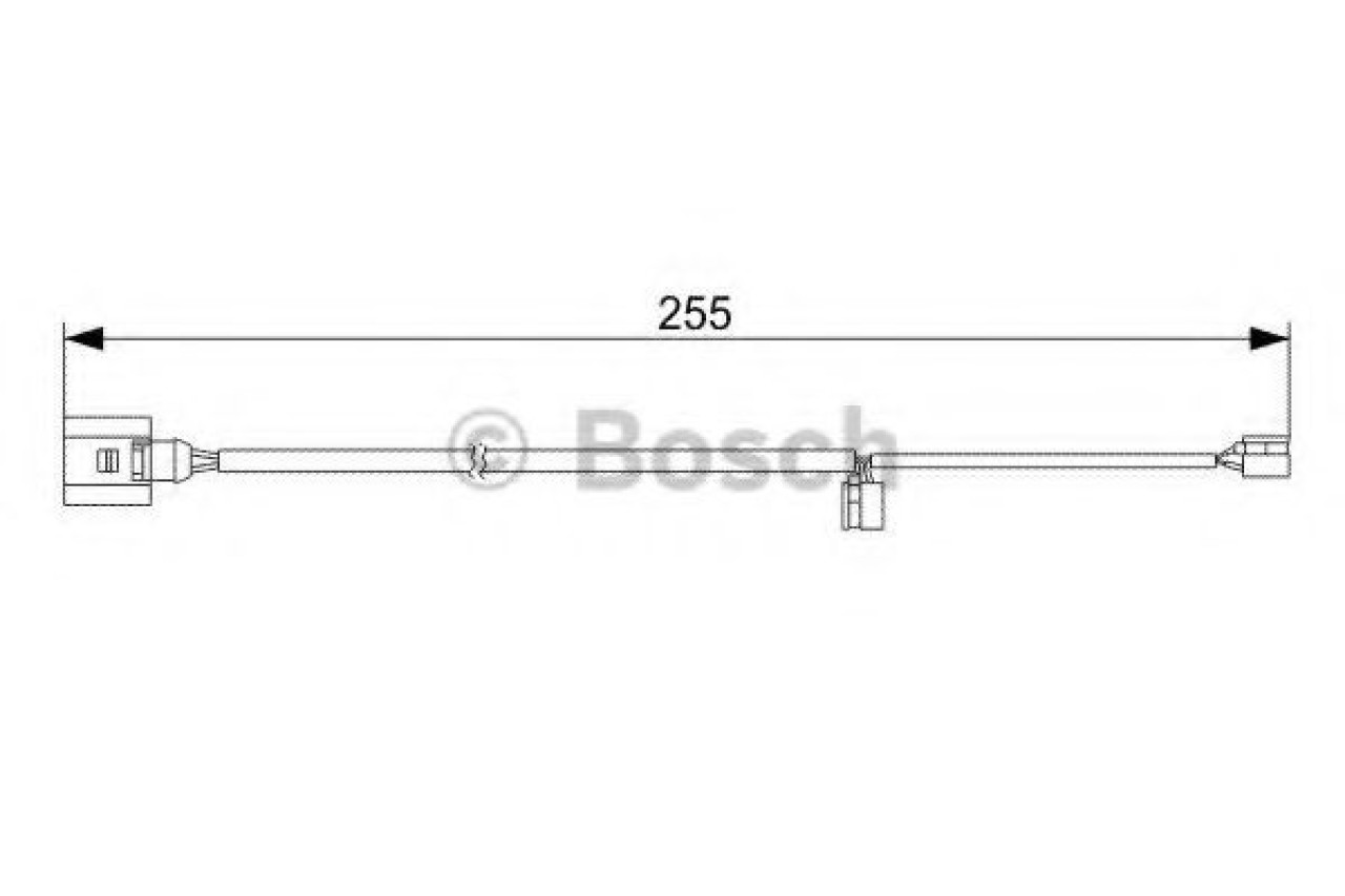 Senzor de avertizare,uzura placute de frana PORSCHE CAYENNE (9PA, 955) (2002 - 2010) BOSCH 1 987 473 013 piesa NOUA