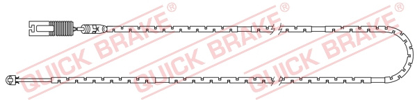 Senzor de avertizare,uzura placute de frana puntea spate (WS0246A QBK) BMW
