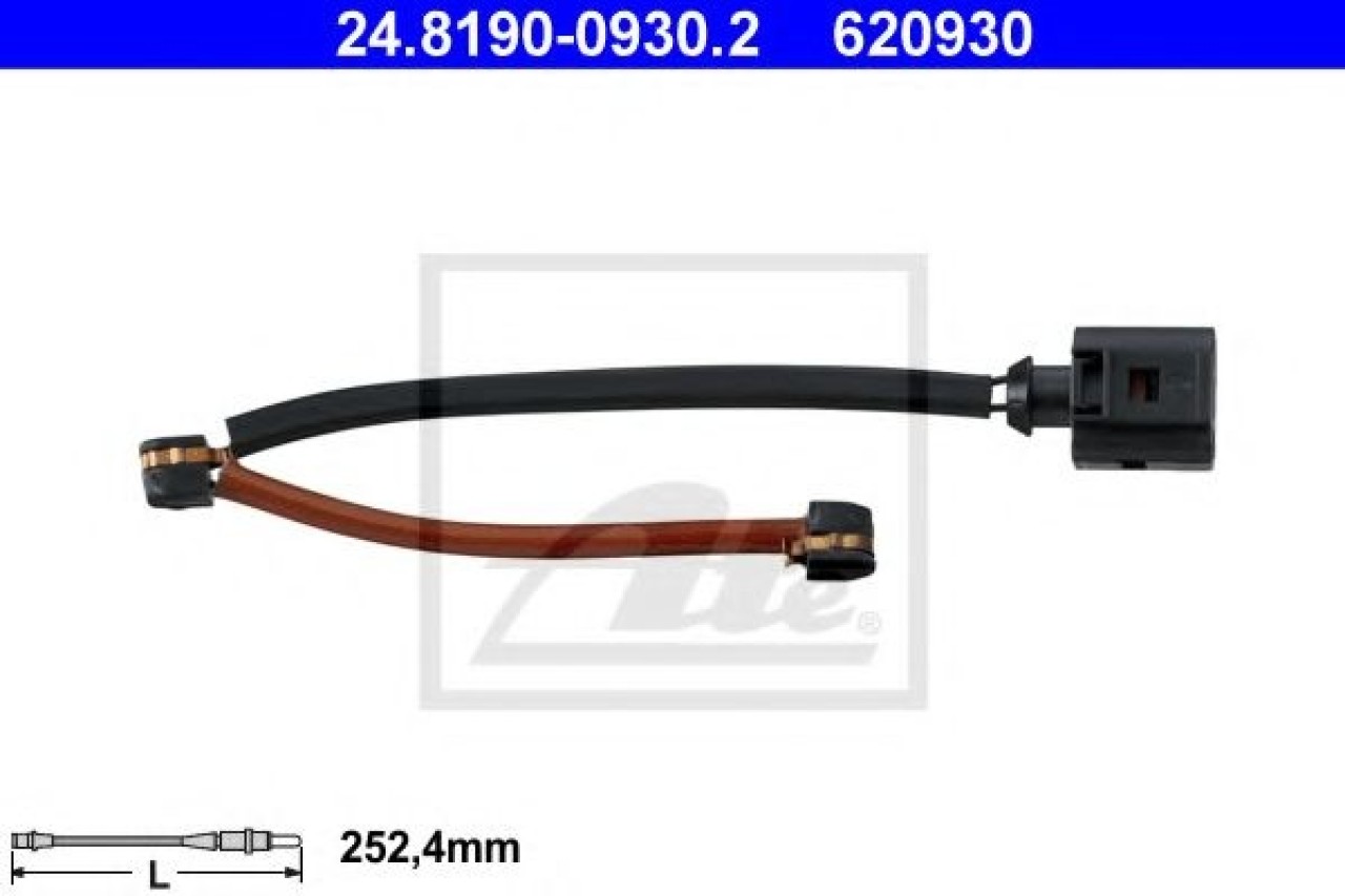 Senzor de avertizare,uzura placute de frana PORSCHE CAYENNE (9PA, 955) (2002 - 2010) ATE 24.8190-0930.2 piesa NOUA