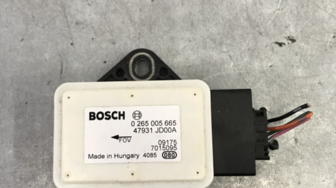 Senzor de impact Nissan Qashqai 1.6 benzina Manual sedan 2009 (47931JD00A)