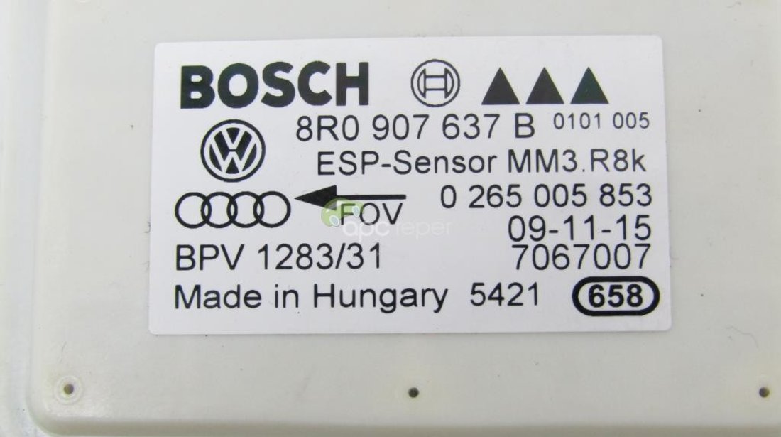 Senzor de rotatie Audi A5 8T / A4 B8 8K / Q5 8R - Cod: 8R0907637B