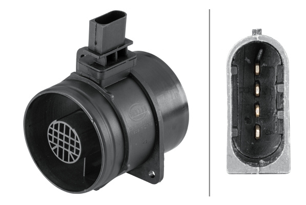 Senzor debit aer (8ET358095301 HELLA) MERCEDES-BENZ
