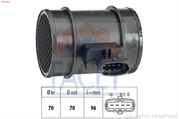 Senzor Debit Aer Facet Opel 10.1413