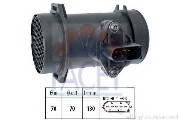 Senzor debit aer MERCEDES SPRINTER 3-t bus (903) (1995 - 2006) FACET 10.1442 piesa NOUA