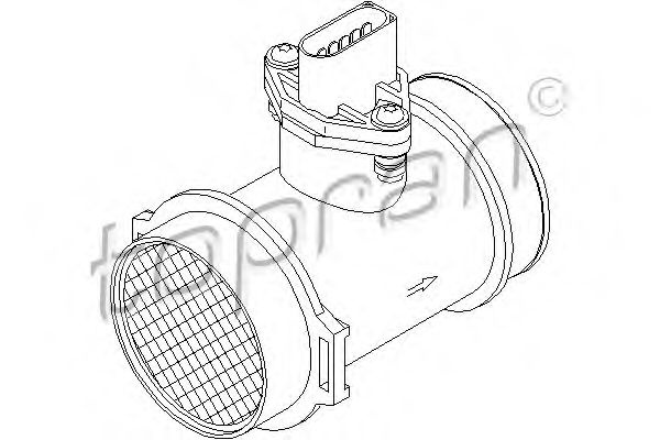 Senzor debit aer MERCEDES VITO bus (638) (1996 - 2003) TOPRAN 401 334 piesa NOUA