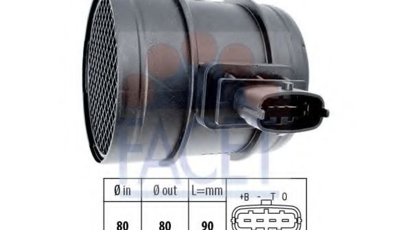 Senzor debit aer PEUGEOT BOXER caroserie (2006 - 2016) FACET 10.1293 piesa NOUA