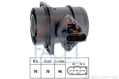 Senzor debit aer SKODA FABIA II Combi (2007 - 2014) FACET 10.1509 piesa NOUA
