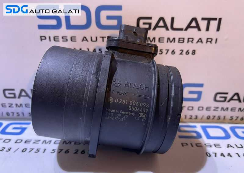 Senzor Debitmetru Aer BMW X1 E84 2.0 D N47 N47D20C N47D20D 2009 - 2015 Cod 0281006093 8506409 [L4850]
