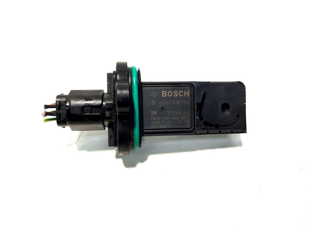 Senzor debitmetru aer, cod 13301682, Opel Astra J, 1.4 benz, B14XER (idi:513244)