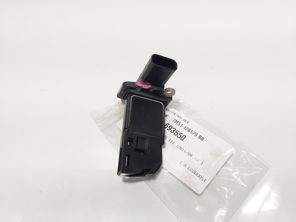 Senzor debitmetru aer, cod 7M51-12B579-BB, Ford Focus 3, 1.0 ecoboost, M2DA (id:693550)