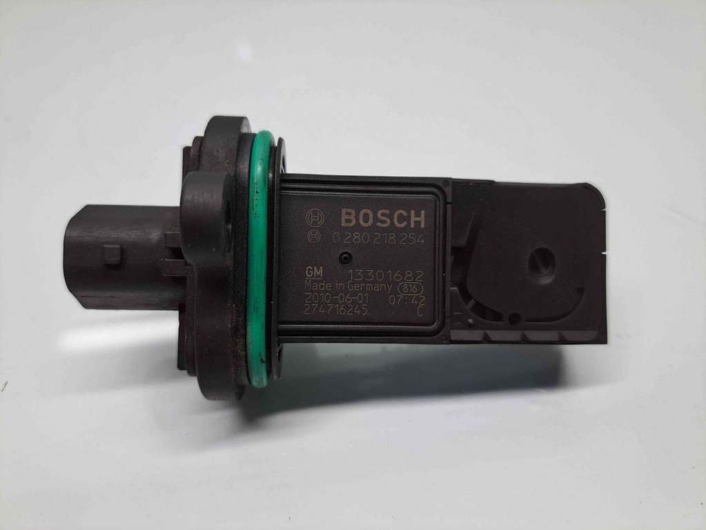 Senzor debitmetru aer Opel Astra J [Fabr 2009-2015] 13301682 / 0280218254 1.6 Benz A16XER