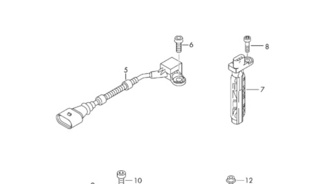 Senzor detonatie Volkswagen Golf 4 (1J1) Hatchback 2001 OEM 030905377C