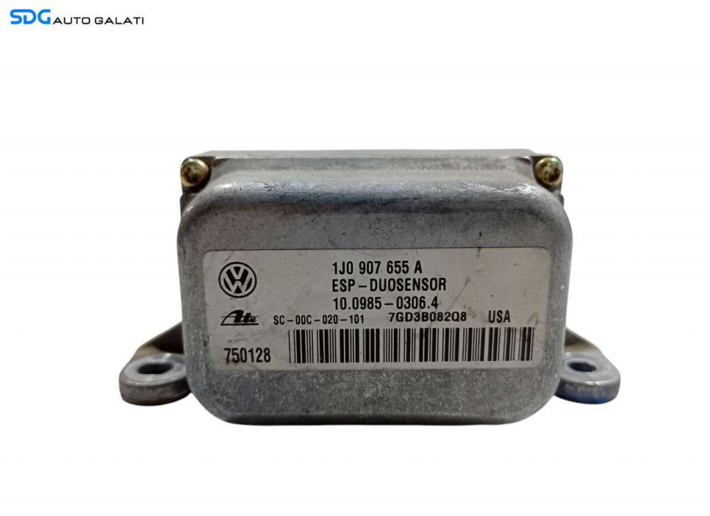 Senzor ESP Acceleratie Laterala Skoda Octavia 1 1997 - 2011 Cod 1J0907655A [Lr0879]