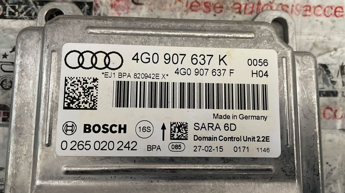 Senzor ESP Audi A6 2011 - 2014 cod: 4G0907637K