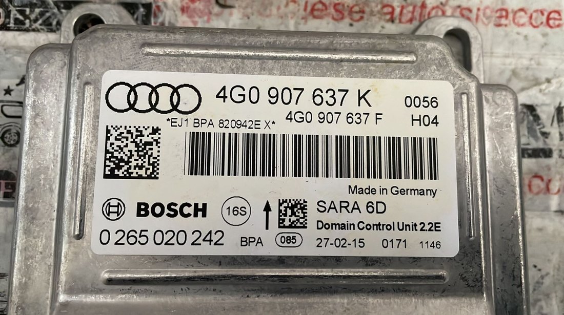 Senzor ESP Audi A6 Allroad Quattro 2018 - 2014 cod: 4G0907637K