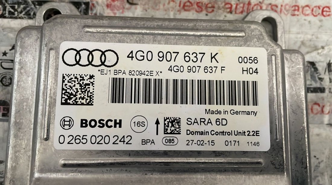 Senzor ESP Audi A6 Allroad Quattro 2018 - 2014 cod: 4G0907637K