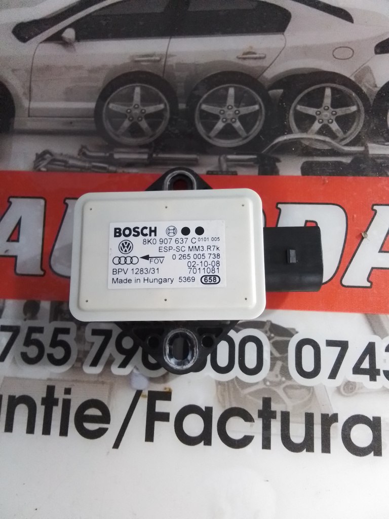 Senzor ESP Audi Q5 (2008-2012) [8R] 2.0 Motorina 2012, 8K0907637