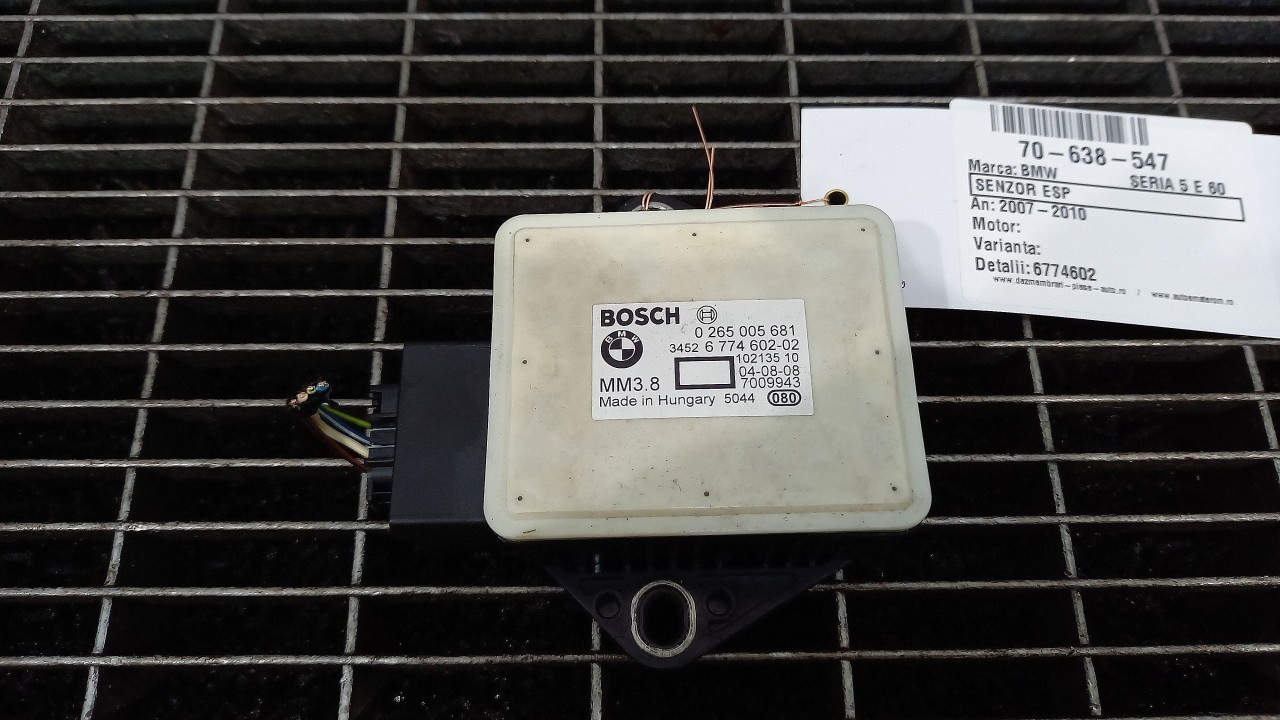 SENZOR ESP BMW SERIA 5 E 60 SERIA 5 E 60 - - (2007 2010)