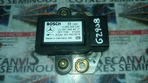 Senzor ESP BOSCH MERCEDES-BENZ Class E 0 265 005 230 / 0265005230 / LU 0015404517 / LU00154045170 26...