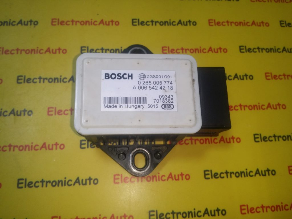 Senzor ESP BOSCH MERCEDES-BENZ SPRINTER 0 265 005 774 / 0265005774 / A 006 542 42 18 / A00654242180 265 005 774 / 0265005774 / A 006 542 42 18 / A0065424218