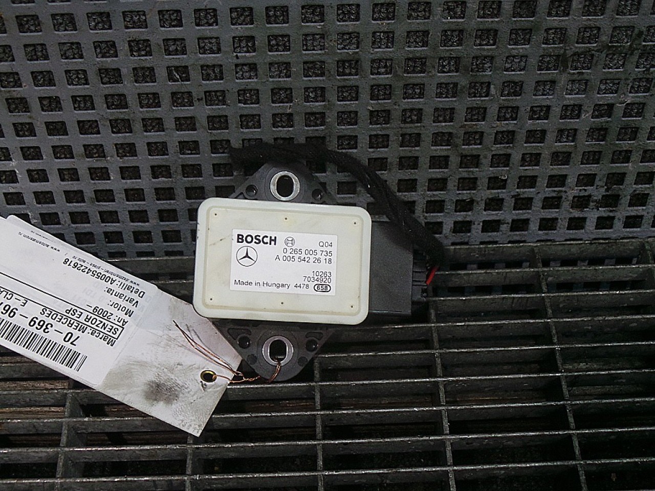 SENZOR ESP MERCEDES E-CLASS E-CLASS - - (2009 2013)