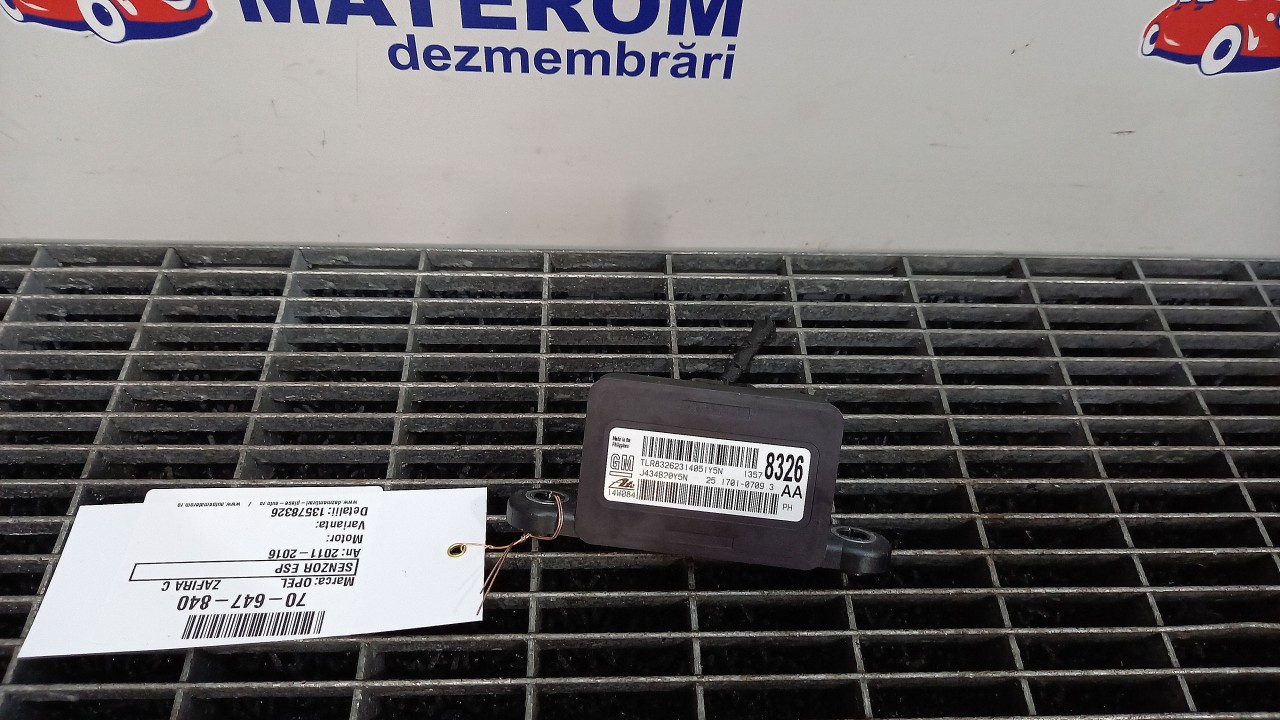 SENZOR ESP OPEL ZAFIRA C ZAFIRA C - - (2011 2016)