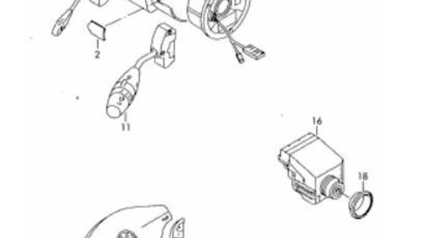 Senzor ESP si senzor directie, pe coloana de directie Vw Crafter VW OE 2E0 419 693 C