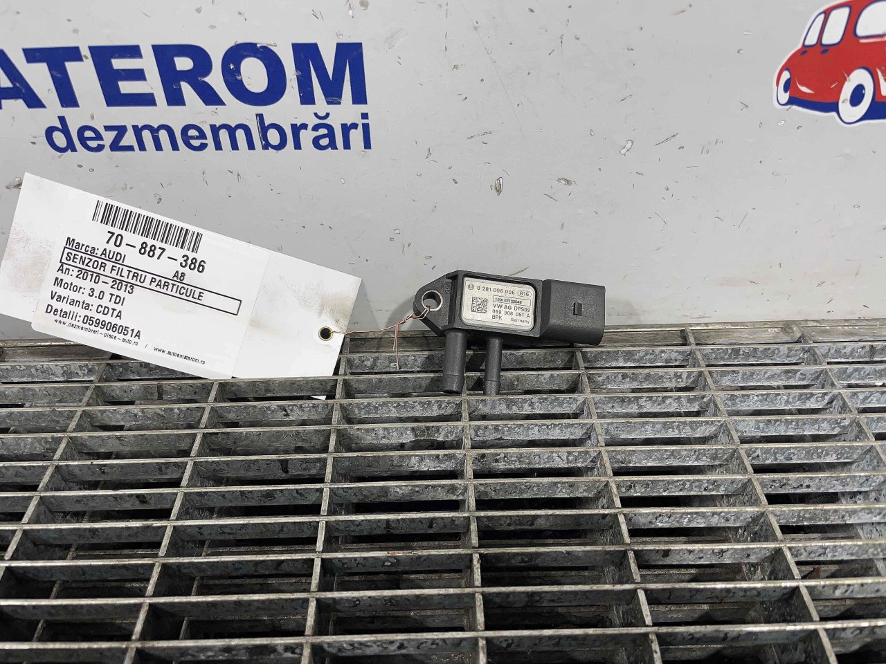 SENZOR FILTRU PARTICULE AUDI A8 A8 3.0 TDI - (2010 2013)
