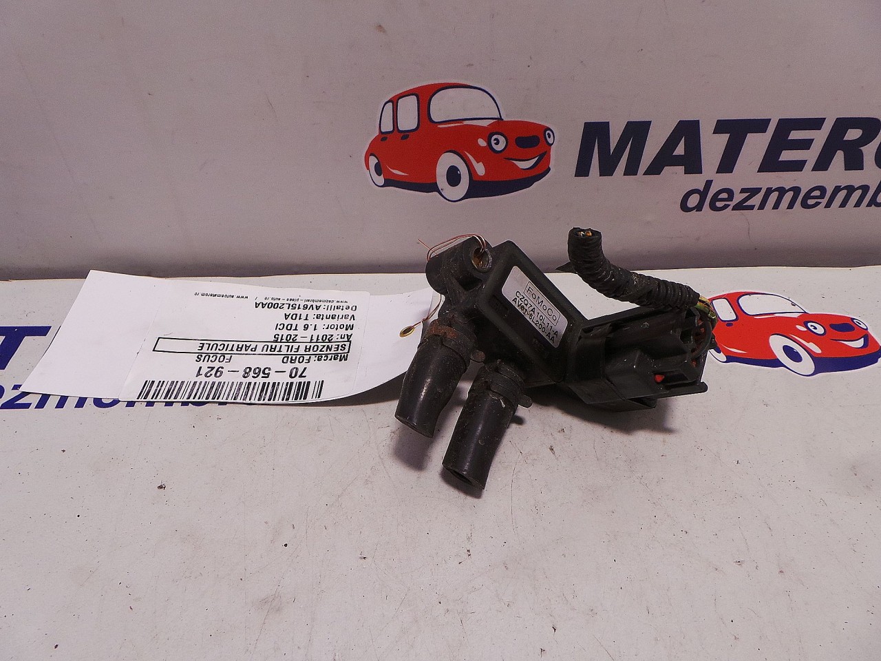 SENZOR FILTRU PARTICULE FORD FOCUS 1.6 TDCI - (2011 2014)