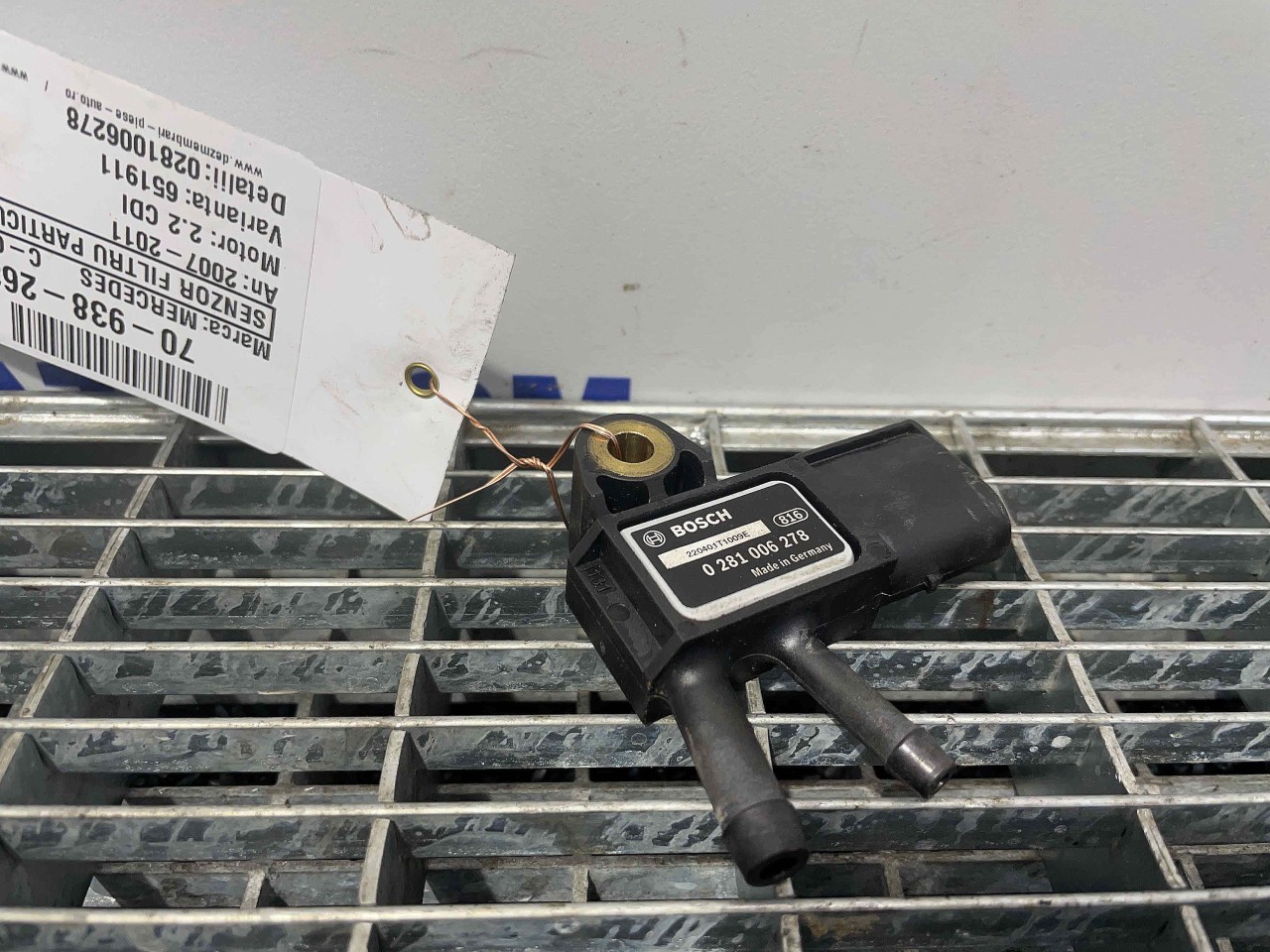 SENZOR FILTRU PARTICULE MERCEDES C-CLASS 2.2 CDI - (2007 2011)