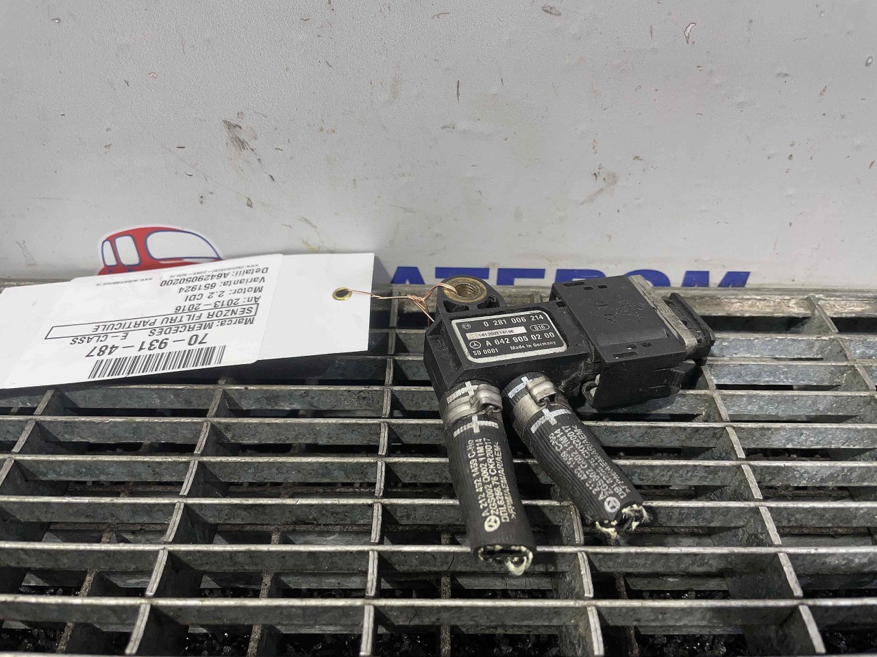 SENZOR FILTRU PARTICULE MERCEDES E-CLASS 2.2 CDI - (2013 2016)